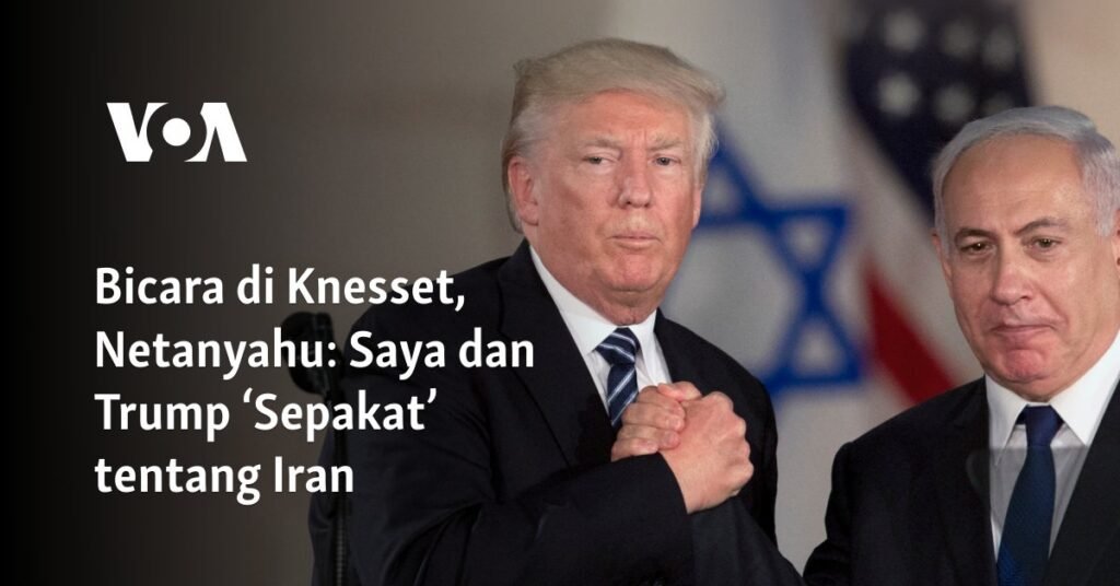 Saya dan Trump ‘Sepakat’ tentang Iran